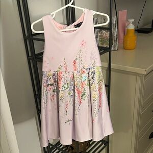 4T Lavender Floral Kids Dress